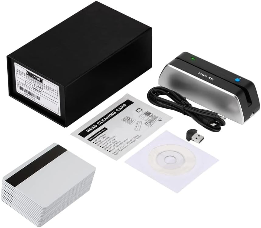 Bluetooth VIP Card Swiper Reader Writer Encoder Hico 3 Tracks USB and Bluetooth