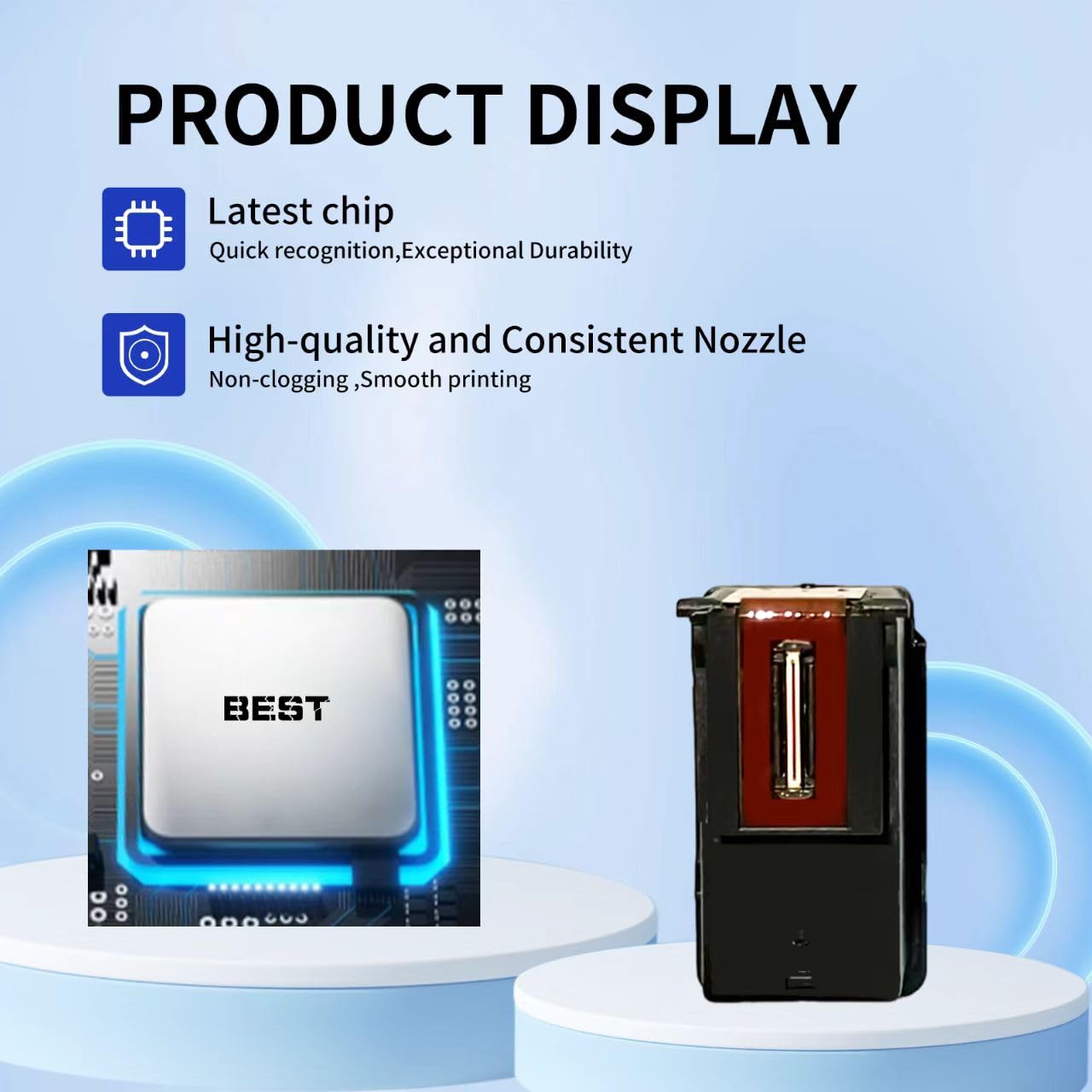 PFKink 245XL Black Ink Cartridge Replacement for Canon PG-245 PG-245XL PG 245 245XL 245 XL PG-243 Used in Canon PIXMA MX492 MX490 MG2920 MG2420 MG2520