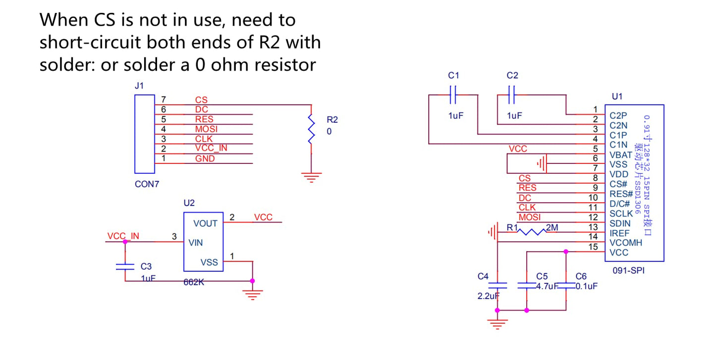 Teyleten Robot 0,91 Zoll OLED LCD-Displaymodul SSD1306 IIC 128x32 LCD OLED-Bildschirm 3,3V~5V 4PIN für Arduino Weiß 5 Stück