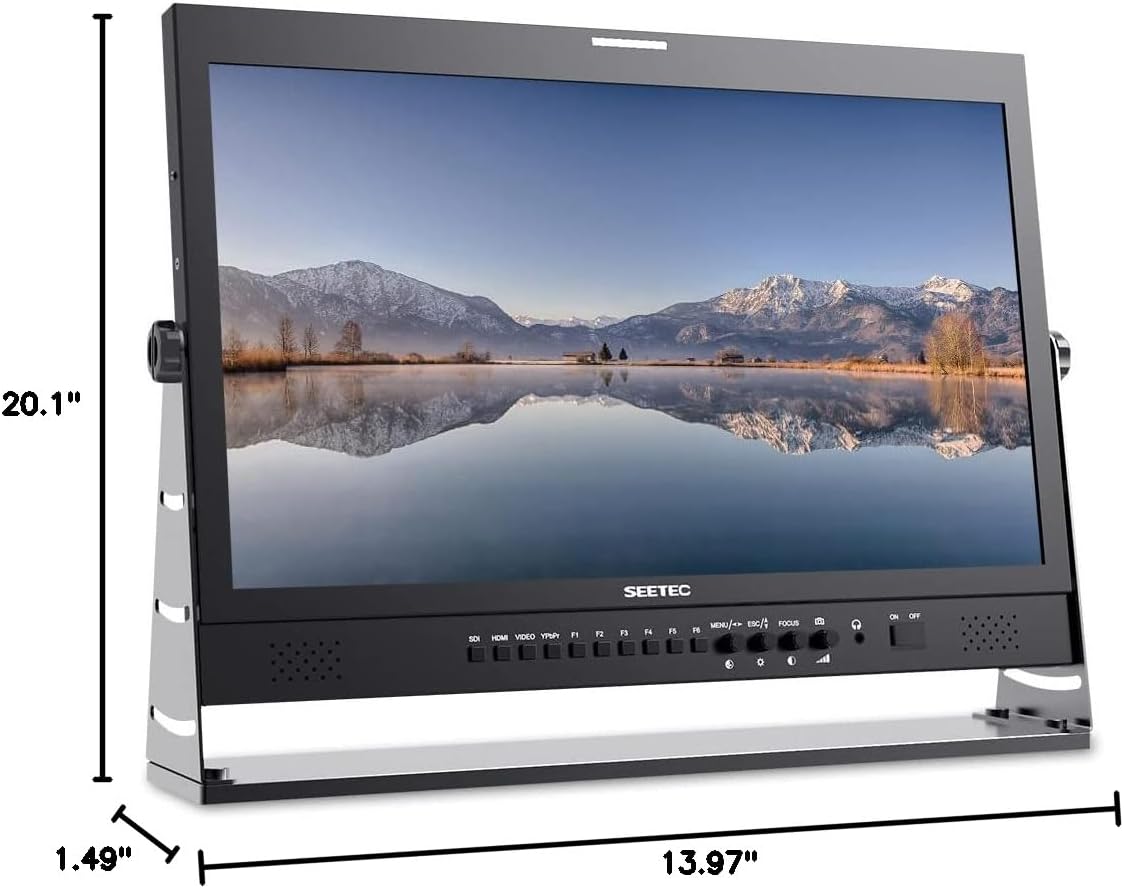 SEETEC P215-9HSD-192 21.5 Inch Broadcast Production LCD Monitor 3G SDI 4K HDMI Input and Output IPS Full HD 1920x1080