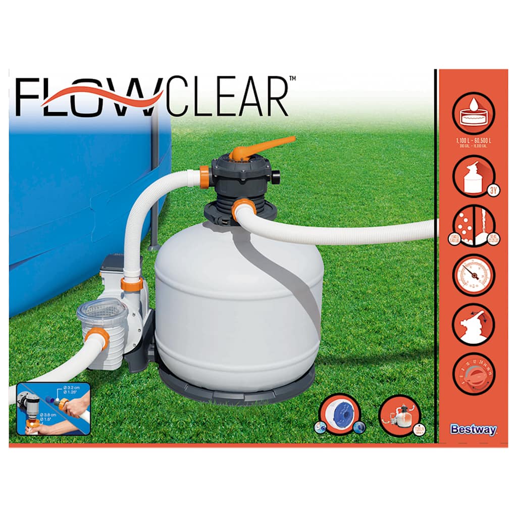 Sandfilterpumpe Flowclear 11.355 L/h