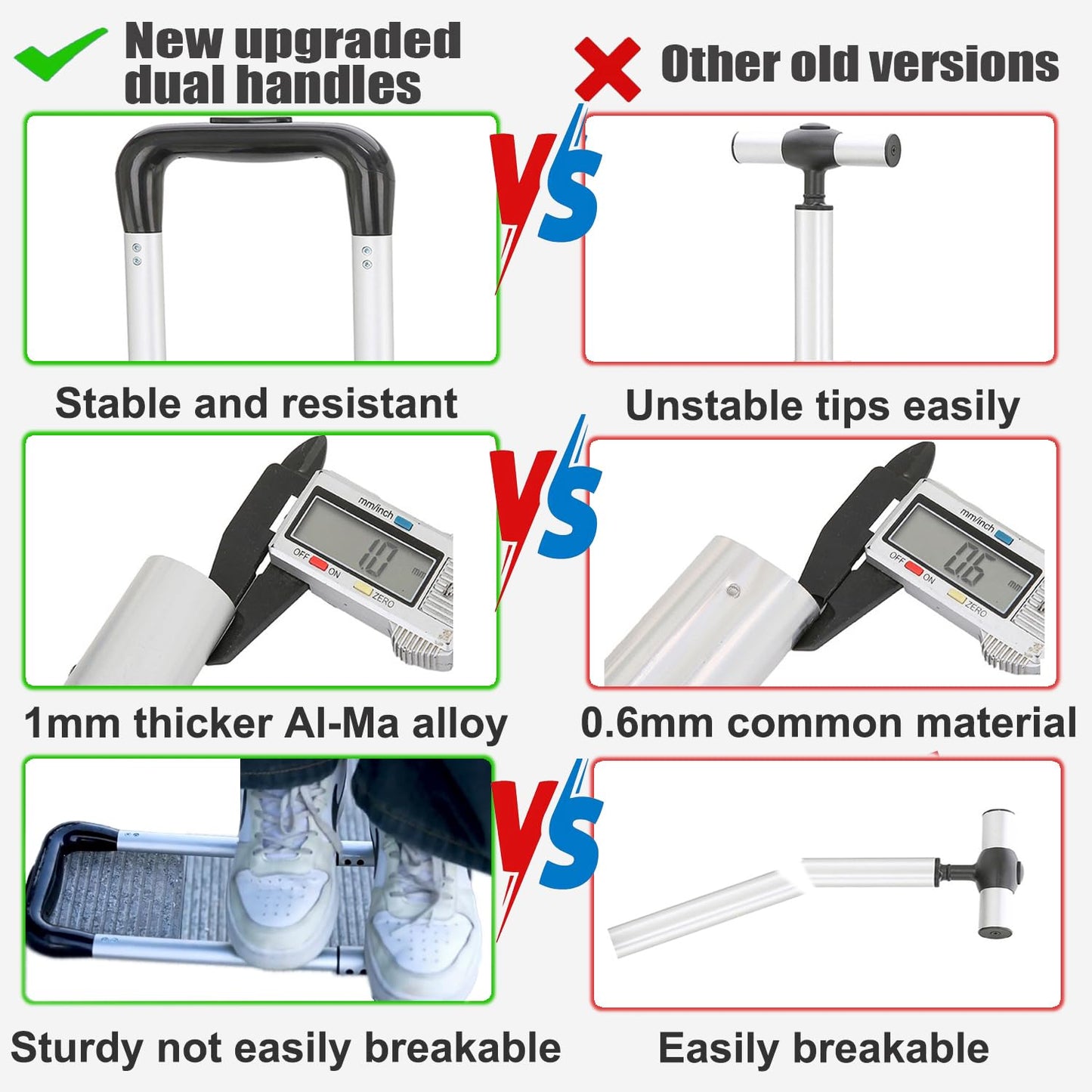 Rolling Backpack, 55L (14.5gal) Backpack with Wheels for Business, Waterproof Backpacks with Dual Handles and Silent Large Wheels, Carry on Backpack with Laptop Compartment (Black,22 inch)