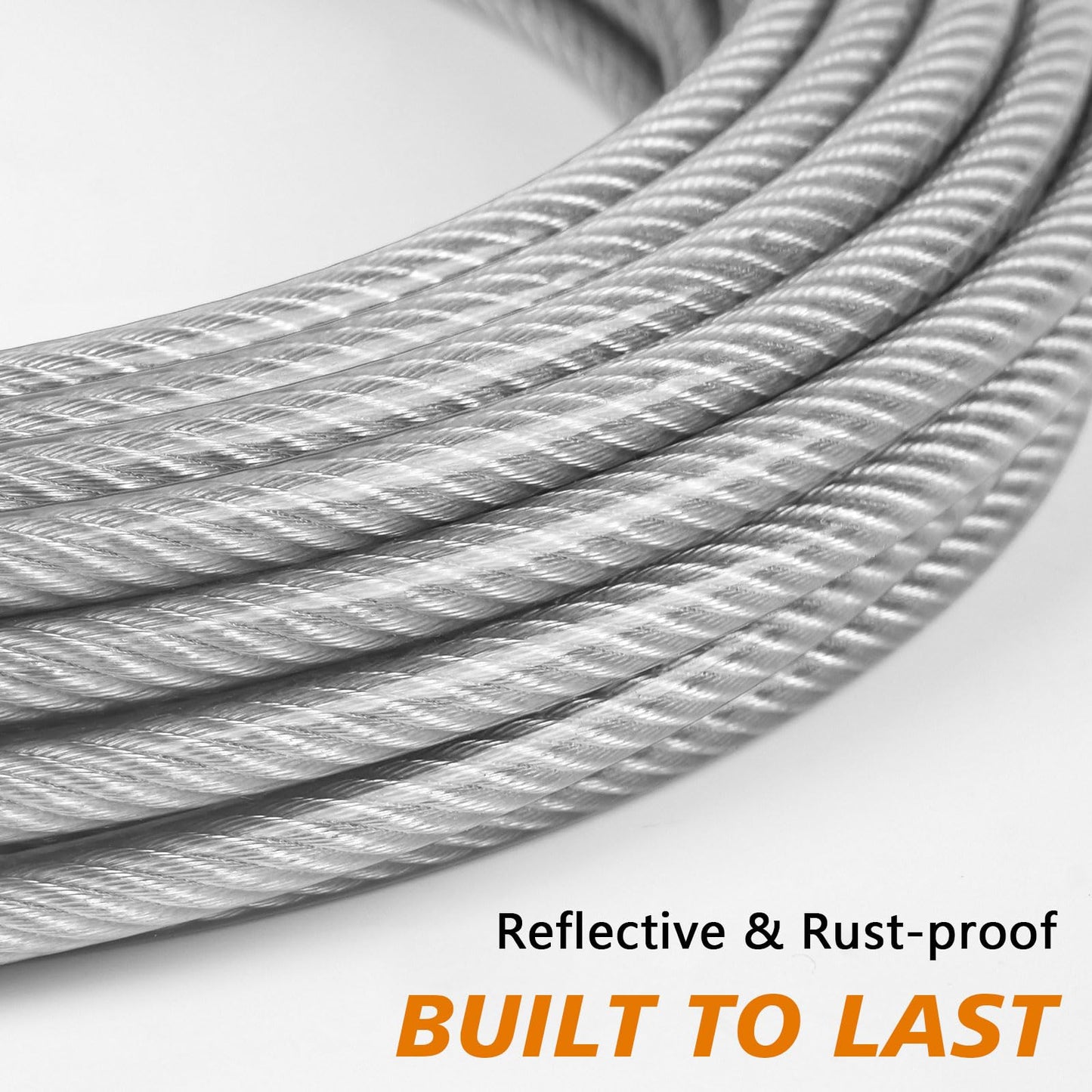 XiaZ Dog Tie Out Cable 20ft, Heavy Duty Dog Chains for Outside with Lockable Hook, Pet Runner Cable Leads for Yard, Dogs Line Tether for Small Medium Large Dogs Up to 250 LBS