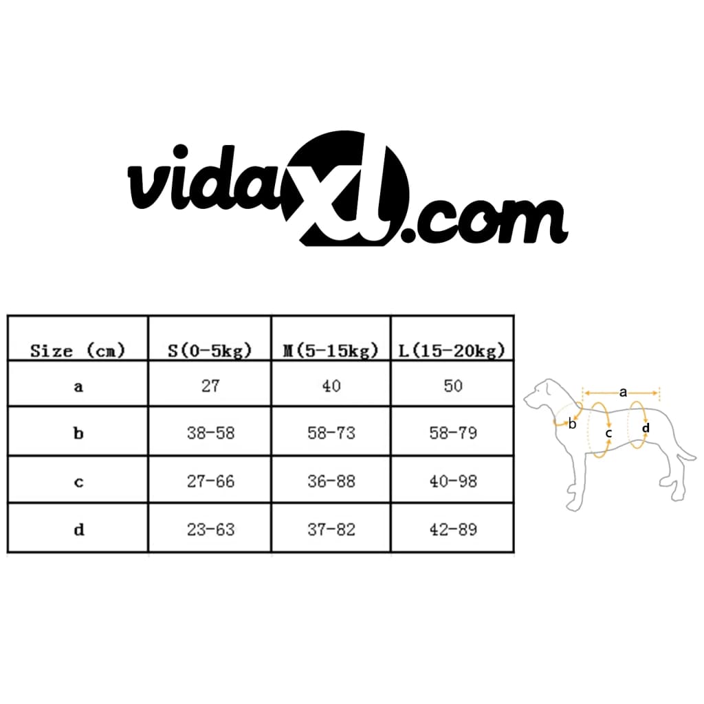 Hunderettungsweste L Orange