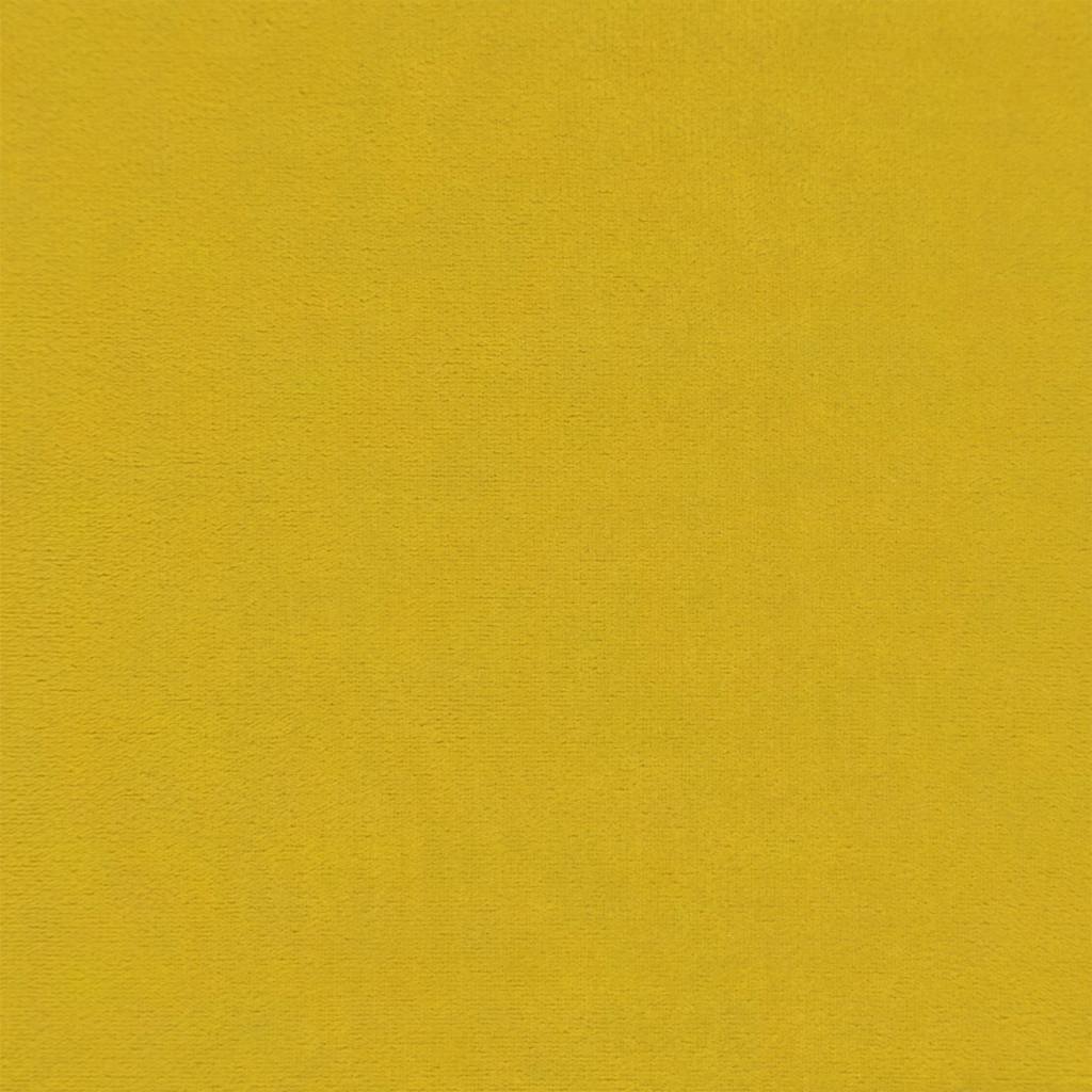 Tagesbett mit Matratze Gelb 80x200 cm Samt