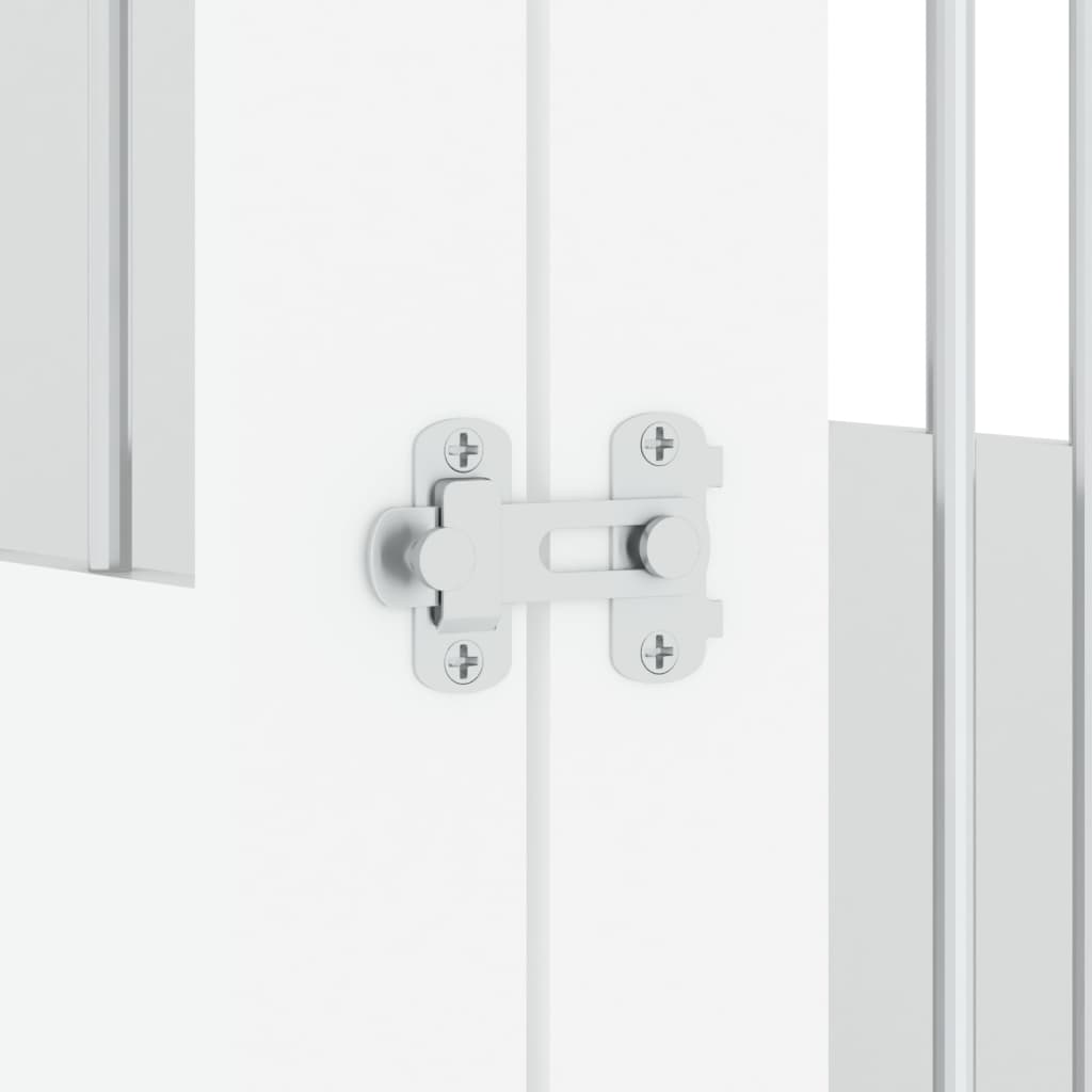 Hundekäfig im Möbelstil Weiß 45x62x59 cm Holzwerkstoff