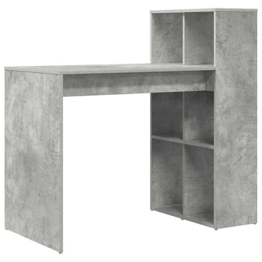 Schreibtisch Beton Grau 108 x 55 x 103.5 cm Holzwerkstoff