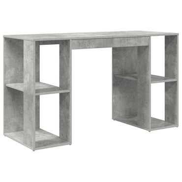 Schreibtisch Beton Grau 130 x 50,5 x 75 cm Holzwerkstoff