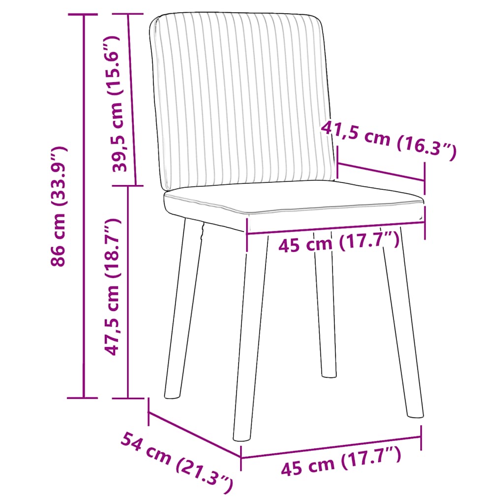 Esszimmerstühle 4 Stk. Jeansblau Stoff