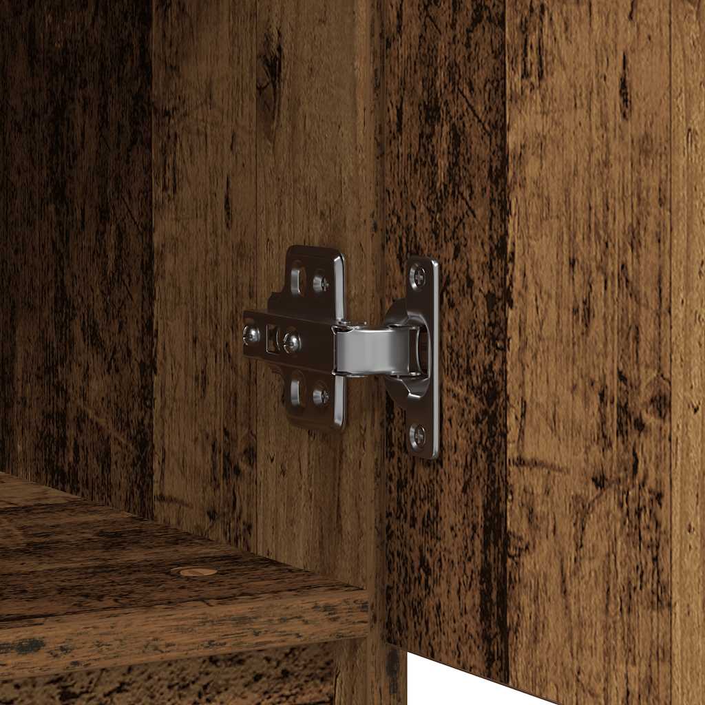 Sideboard mit Schubladen Altholz-Optik 71x35x84cm Holzwerkstoff