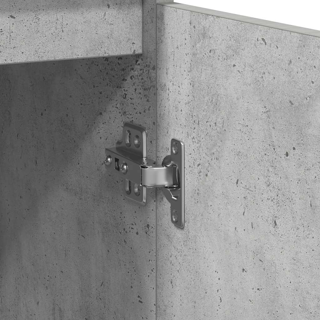 Sideboard mit Schublade Betongrau 71x35x65 cm Holzwerkstoff