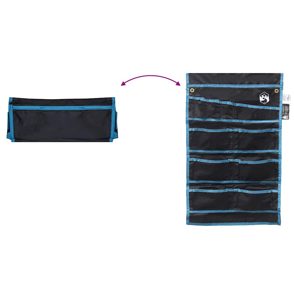 Aufbewahrungstasche Schwarz und Blau 63,5 x 40 cm Oxford