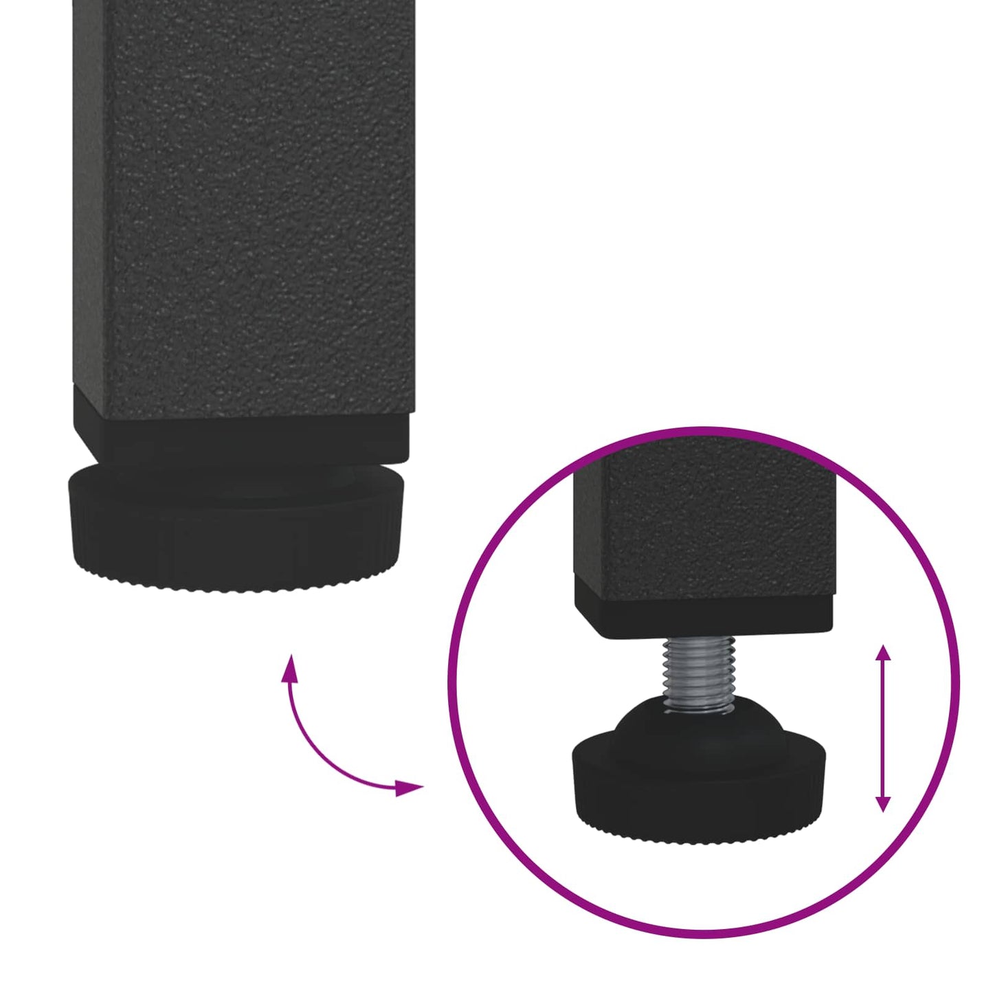 Küchenaufbewahrung mit Regal Schwarz 60 x 50 x 92 cm Stahl