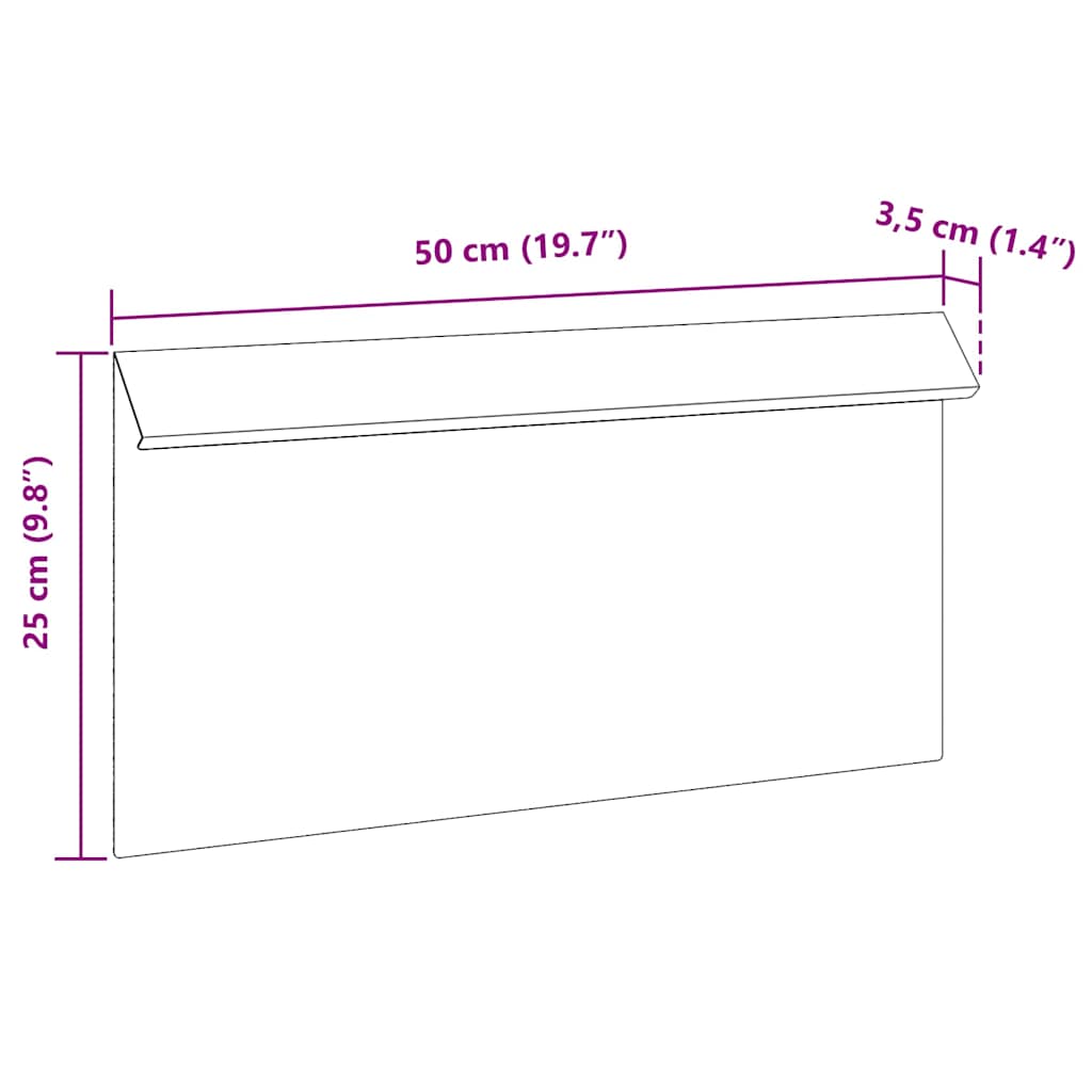 Schneckenzaun Silber 50 x 3,5 x 25 cm Verzinkter Stahl