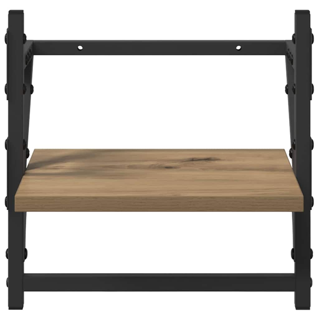 Wandregal-Set mit Regal 6 pcs Artisan-Eiche 100 x 25 x 30 cm