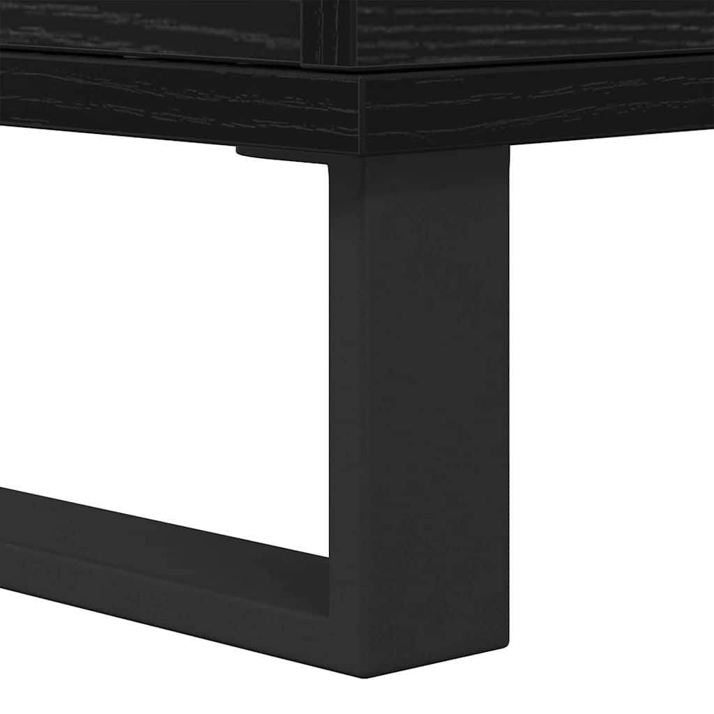 Sideboard 2 pcs Schwarz Eichen-Optik 60 x 35 x 70 cm