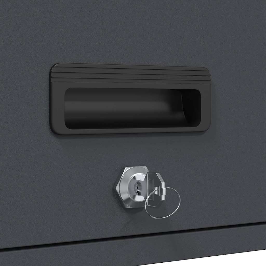 Wandschrank für die Garage mit Gasdrucklift-Tür Anthrazit