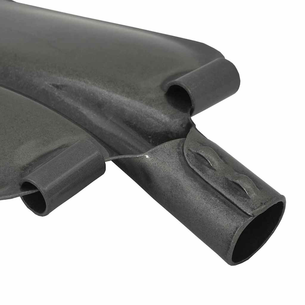 Schaufelkopf 4 pcs Silber 33 x 21 cm Pulverbeschichteter Stahl