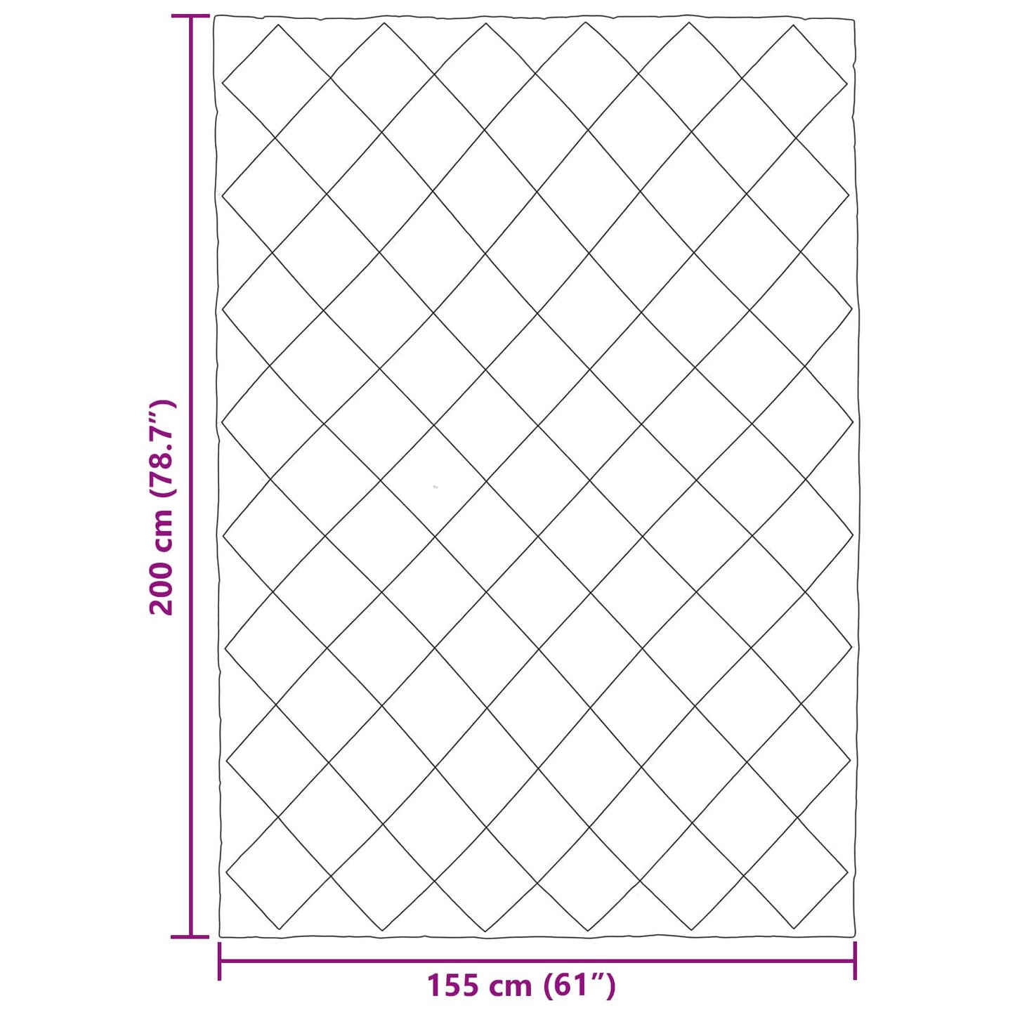Sommerdecke Taupe 200 x 155 cm Mikrofaser