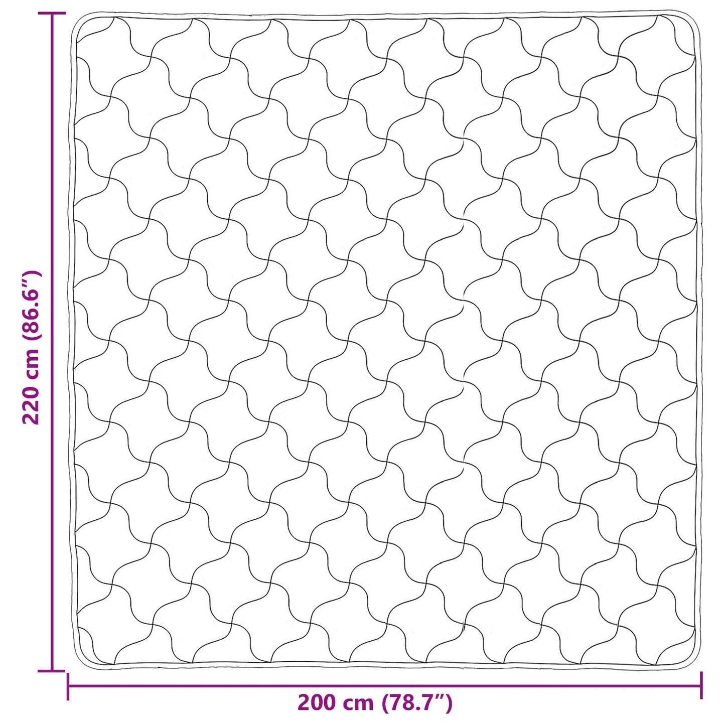 Sommerdecke Creme 200 x 220 cm Mikrofaser und Teddy-Fleece