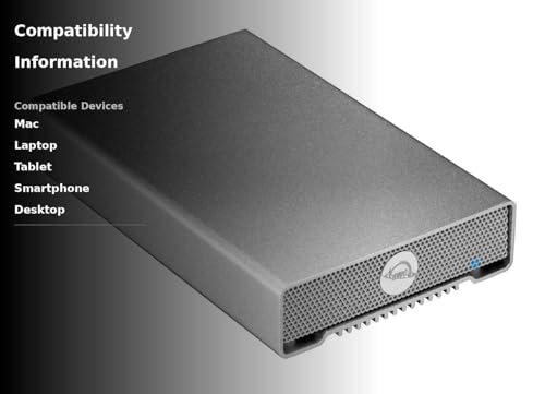 OWC 1TB 5400RPM HDD Mercury Elite Pro Mini USB C Bus-Powered External Storage