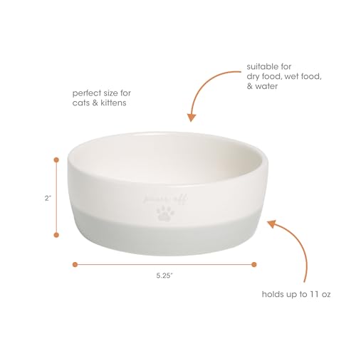 Birnenförmige Keramikschüssel, Fassungsvermögen: 2 Tassen, niedliches, schnurrbartfreundliches Geschirr mit Katzenmotiv, rutschfest, mikrowellen- und spülmaschinengeeignet, klein/mittel 