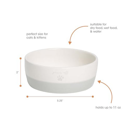 Birnenförmige Keramikschüssel, Fassungsvermögen: 2 Tassen, niedliches, schnurrbartfreundliches Geschirr mit Katzenmotiv, rutschfest, mikrowellen- und spülmaschinengeeignet, klein/mittel 