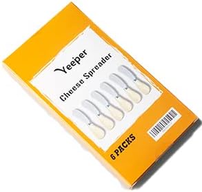 Kleines Frischkäse-Streichmesser-Set, 12,7 cm, aus Holz, Edelstahl, Buttermesser zum Streichen von Cocktails, Saucen, Dips, Vorspeisen, Marmelade, Gebäck, Sandwiches, Toast, Bagels, Wurst- und Käseplatten, Servierzubehör für Partys 