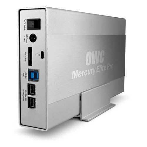 OWC 2.0TB Mercury Elite Pro Desktop Storage Solution, 7200RPM eSATA/FW800/FW400/USB3.1