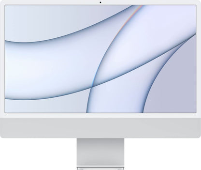 Apple iMac 2021 mit Apple M1 Chip mit 8-Kern-CPU, 24 Zoll, 8 GB RAM, 256 GB SSD-Speicher, Blau (Generalüberholt) 