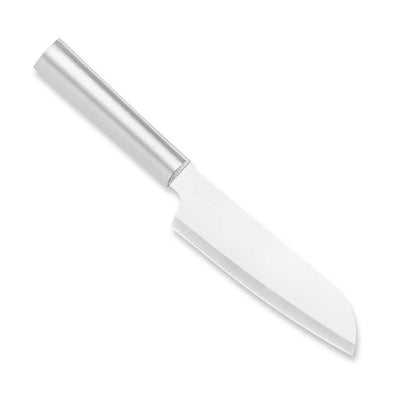 Rada Cutlery Cook’s Utility Knife (R140), 4.75" Stainless Steel Hollow Ground Blade, Made in USA, Silver Handle