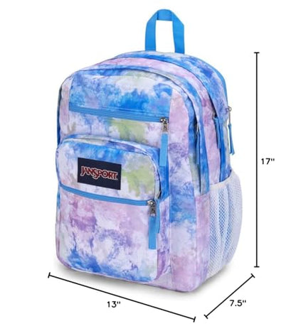 JanSport Laptop-Rucksack – Computertasche mit 2 Fächern, ergonomischen Schultergurten, 15-Zoll-Laptopfach, Tragegriff – Bücherrucksack – Erdbeer-Dusche 