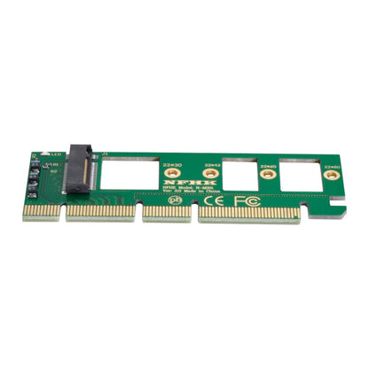 xiwai NVME AHCI SSD NGFF M-Key to PCI-E 3.0 16x x4 Adapter for XP941 SM951 PM951 A110 m6e 960 EVO SSD
