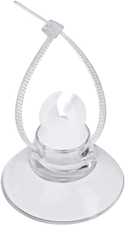 Pawfly 20er-Pack Aquarium-Saugnapf mit Clips und verstellbaren Kabelbindern, Kabel, Aquarienzubehör zum Befestigen von Moos, Luftschläuchen, Dekorationen, Garnelennestern und Reptilien-Hängematten 