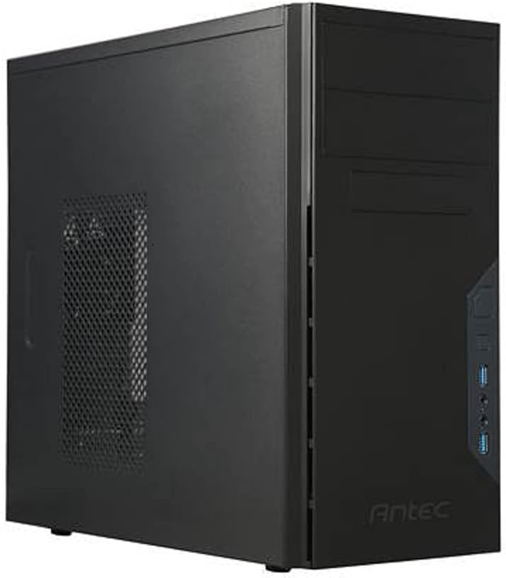 Antec VSK3000E-U3_US SGCC Steel Black Mini Tower Case, Micro ATX