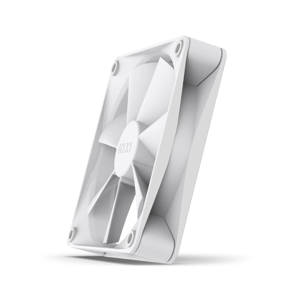 NZXT AER F120P White - High Performance Airflow Fans - Single