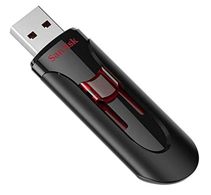SanDisk 2 Pack 16GB Glide 3.0 Retractable USB-A Flash Drive (SDCZ600-016G-B35) Bundle with (1) Everything But Stromboli Lanyard
