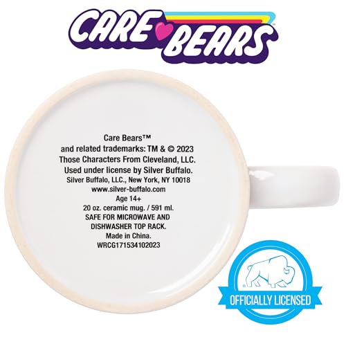 Silver Buffalo Care Bears Welcome to Care-A-Lot Magical Land Ceramic Mug, 20 Ounces