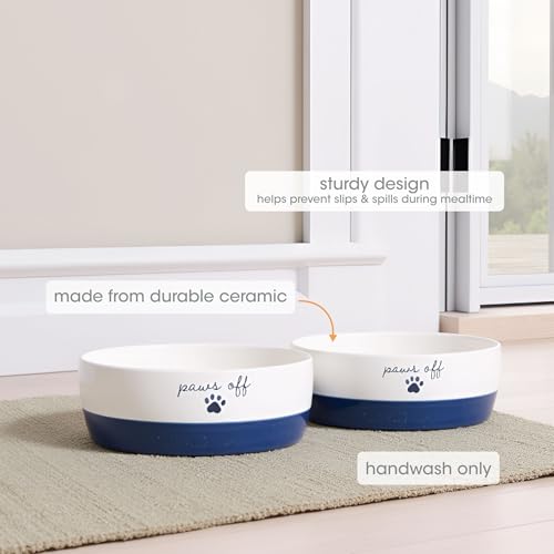 Birnenförmige Keramikschüssel, Fassungsvermögen: 2 Tassen, niedliches, schnurrbartfreundliches Geschirr mit Katzenmotiv, rutschfest, mikrowellen- und spülmaschinengeeignet, klein/mittel 