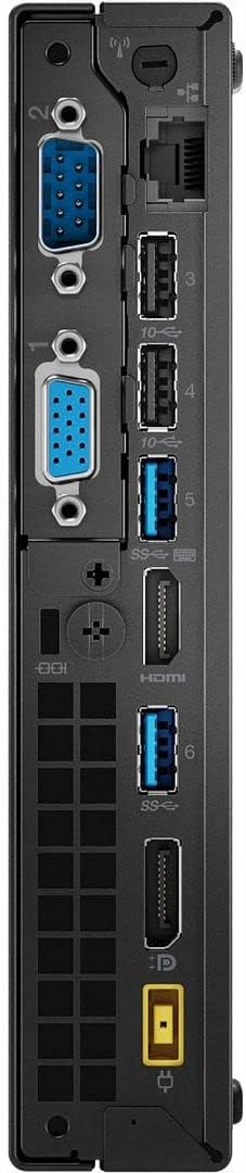 Lenovo ThinkCentre M920q Tiny Desktop,Intel 6 Core i5-8500T,16GB RAM,256GB NVME SSD,HDMI,DisplayPort,WiFi,Bluetooth,Wireless Keyboard Mouse,Windows 11 black (Renewed)