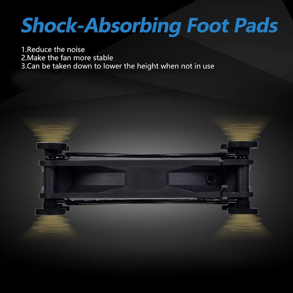 Quiet 80mm USB Fan, 5V USB Portable Cooling Fan for Flat Panel Xbox DVR PlayStation Router TV Receiver Computer Cabinet Cooler