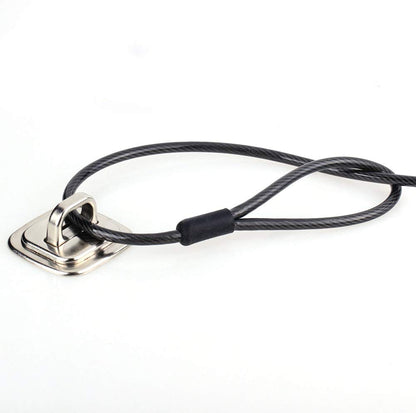 Security Anchor Base Plate for Keyed or Combination Cable Locks,Desk Mount Anchor Accessory for Cable Locks