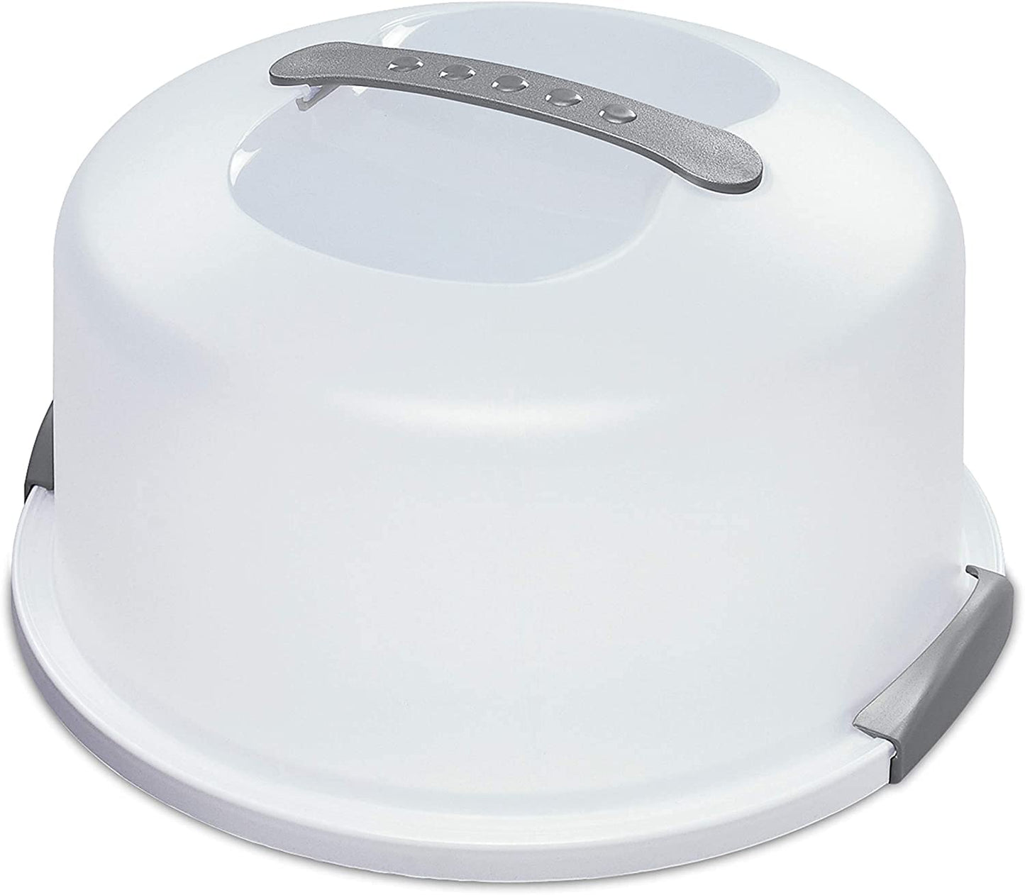 Sterilite Cake Server Circular Serving Container White