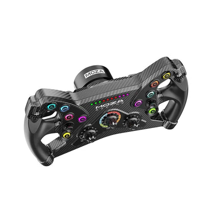 MOZA KS Steering Wheel 300mm Butterfly Style GT Racing Wheel, Fully Customizable Sim Racing Gaming Simulator, Compatible with 3rd-Party Bases via Hub