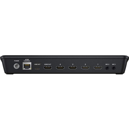 Blackmagic Design ATEM Mini Pro ISO HDMI Live Stream Switcher Bundle mit 6' HDMI-Kabel, 7' Cat5e-Kabel und 5er-Pack SolidSignal Kabelbindern (SWATEMMINIBPRISO) 