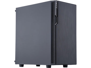 Rosewill FBM-X2-400-HELIX Micro ATX Mini Tower Desktop Gaming & Office PC Computer Case with Pre-Installed 400W Power Supply, 240mm AIO Support, 2X USB 2.0, 1 USB 3.0