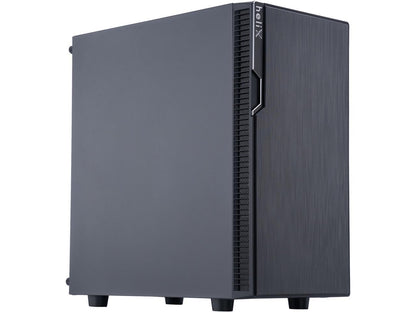 Rosewill FBM-X2-400-HELIX Micro ATX Mini Tower Desktop Gaming & Office PC Computer Case with Pre-Installed 400W Power Supply, 240mm AIO Support, 2X USB 2.0, 1 USB 3.0