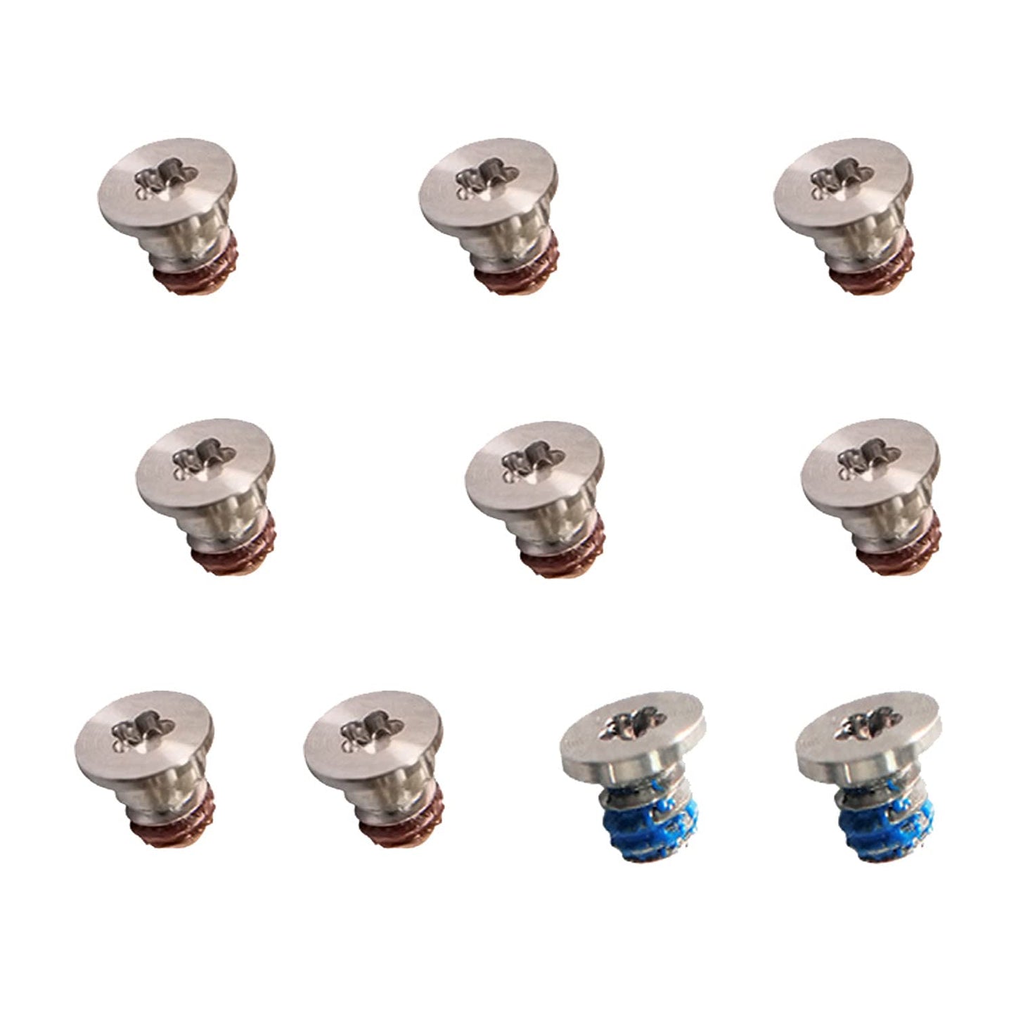 2 Set (20pcs) Repair Replacement Screws Set +8 Pack Rubber Case Feet+ 1pcs 5-Point Pentalobe Screwdriver Compatible with Unibody MacBook Retina for A1425 A1502 A1398 13" 15" Bottom Case