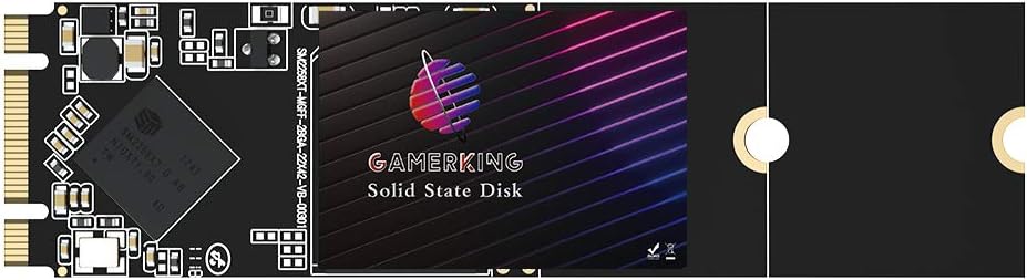 Gamerking SSD M.2 2280 64GB NGFF Interne Solid-State-Festplatte Hochleistungsfestplatte für Desktop-Laptops SATA III 6Gb/s M2 SSD (64GB, M.2 2280) 
