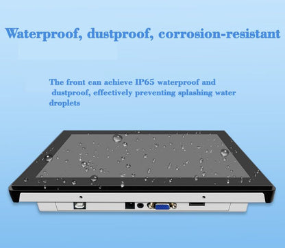 RIUIIN 13.3 Inch Open Frame Capacitive Touchscreen Monitor, 1920x1080 Resolution 16:9 Aspect Ratio Waterproof,VESA+Panel Mount, for Kiosk, Automation, POS，Vending，HMI and Digital Signage 7x24h Work